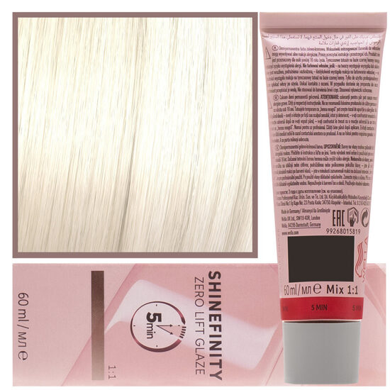 Wella Shinefinity Zero Lift Glaze Hair Dye 60ml - 010/0 Clear